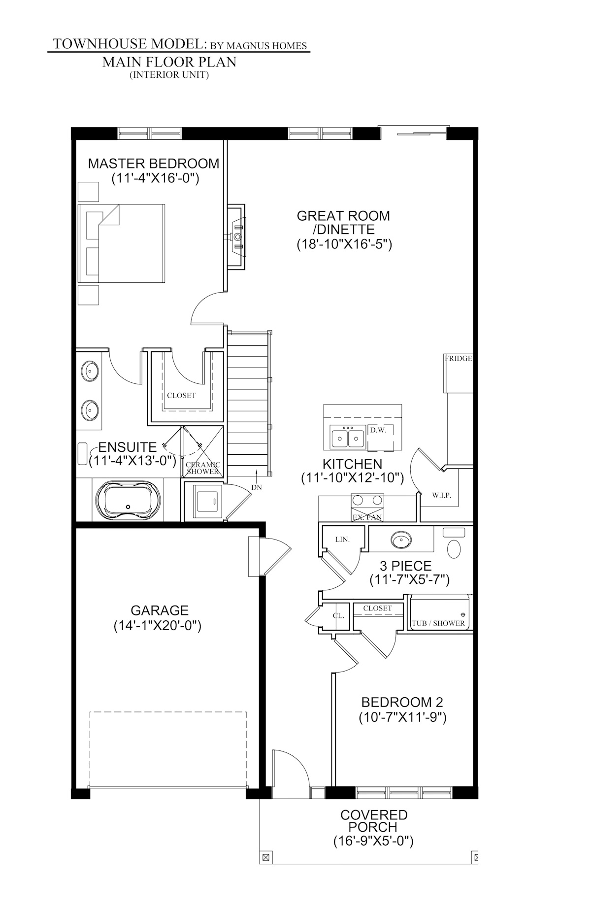 MAIN FLOOR- INTERIOR UNIT1
